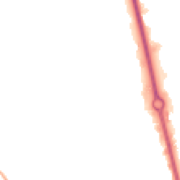 Night-time road noise heatmap for ST5 7BY