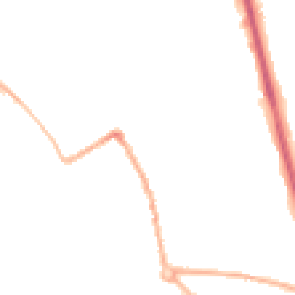 Night-time road noise heatmap for ST5 7DX