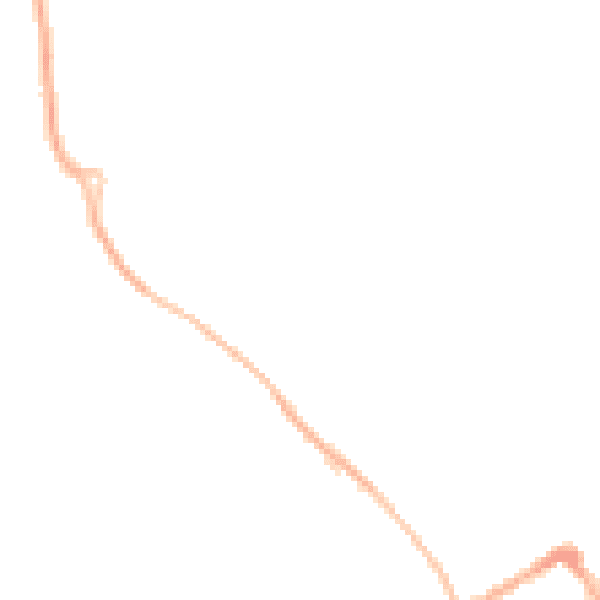 Night-time road noise heatmap for ST5 7HA