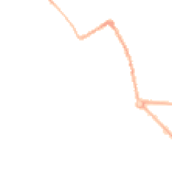 Night-time road noise heatmap for ST5 7LH