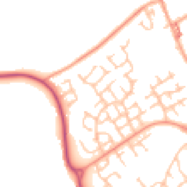 Daytime road noise heatmap for ST5 7ST
