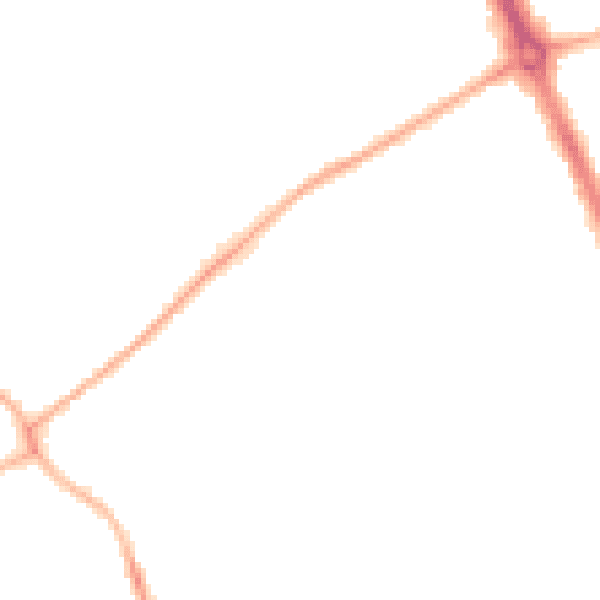 Night-time road noise heatmap for ST5 9FF