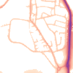 Daytime road noise heatmap for ST7 1BP