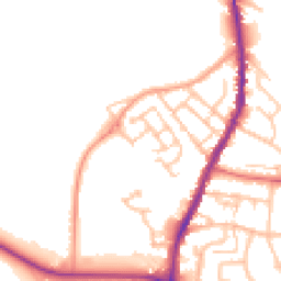 Daytime road noise heatmap for ST7 1GA