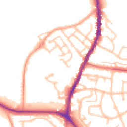 Daytime road noise heatmap for ST7 1GH