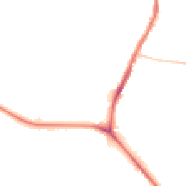Night-time road noise heatmap for ST7 1GL