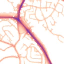 Daytime road noise heatmap for ST7 1RT