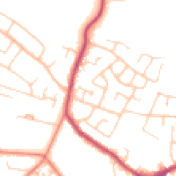 Daytime road noise heatmap for ST7 2BA