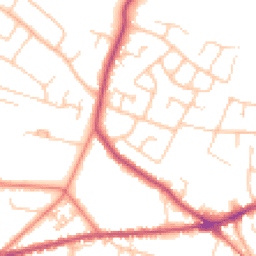 Daytime road noise heatmap for ST7 2BB