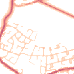 Daytime road noise heatmap for ST7 2BX