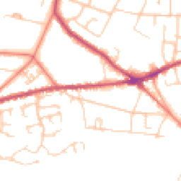 Daytime road noise heatmap for ST7 2ET
