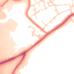 Daytime road noise heatmap for ST7 2GZ