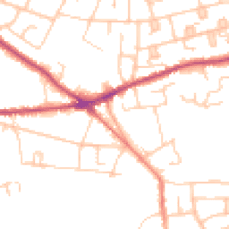Daytime road noise heatmap for ST7 2LN