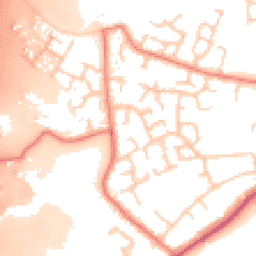 Daytime road noise heatmap for ST7 2UW