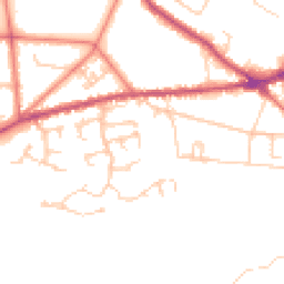 Daytime road noise heatmap for ST7 2XD