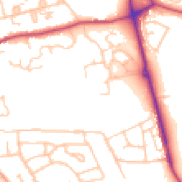 Daytime road noise heatmap for ST7 2ZJ
