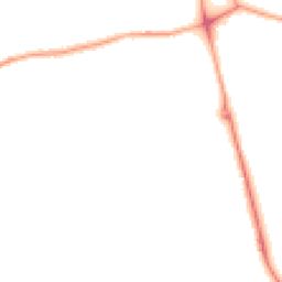 Night-time road noise heatmap for ST7 2ZJ