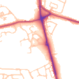 Daytime road noise heatmap for ST7 2ZT