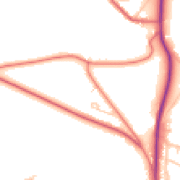 Daytime road noise heatmap for ST7 3DU