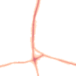 Night-time road noise heatmap for ST7 3EG