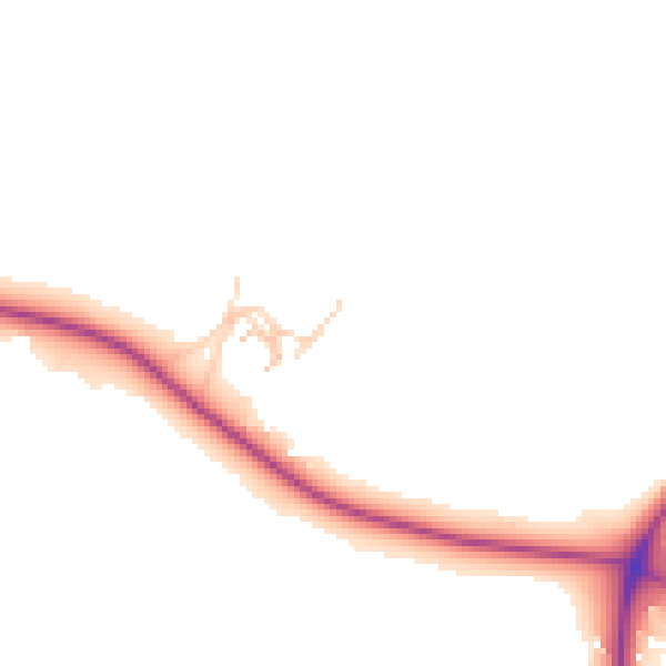 Daytime road noise heatmap for ST7 3ET