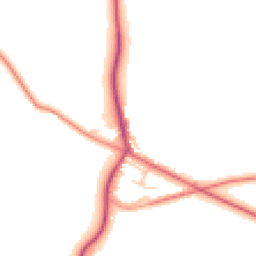 Daytime road noise heatmap for ST7 3FB