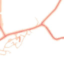Daytime road noise heatmap for ST7 3JU