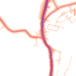 Daytime road noise heatmap for ST7 3QG