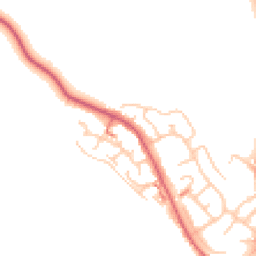 Daytime road noise heatmap for ST7 3RN