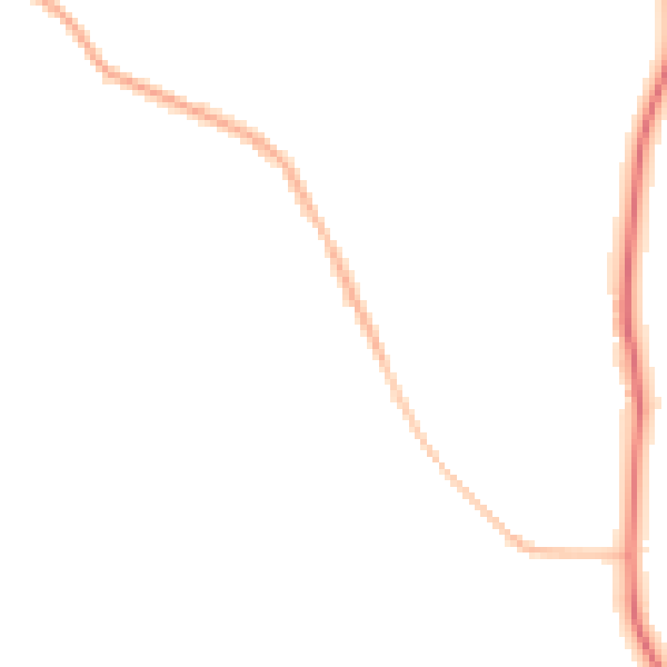 Night-time road noise heatmap for ST7 3RR