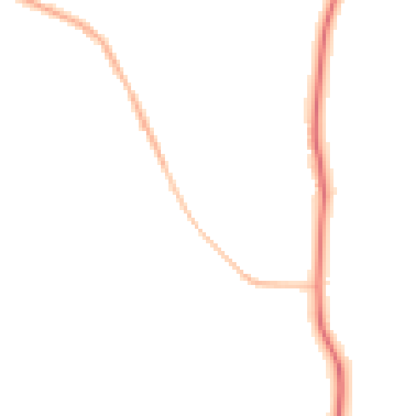 Night-time road noise heatmap for ST7 3RX