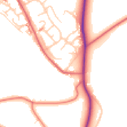 Daytime road noise heatmap for ST7 3SA