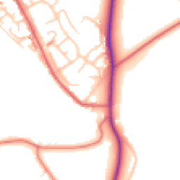 Daytime road noise heatmap for ST7 3SD