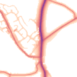 Daytime road noise heatmap for ST7 3SG