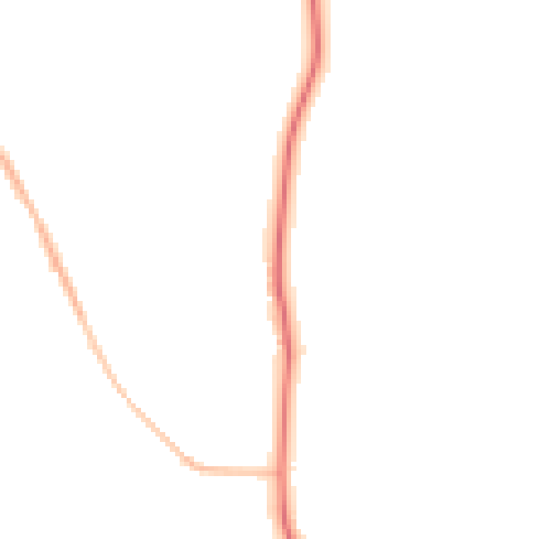 Night-time road noise heatmap for ST7 3SL