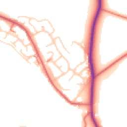 Daytime road noise heatmap for ST7 3TE