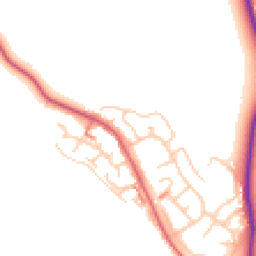 Daytime road noise heatmap for ST7 3TJ