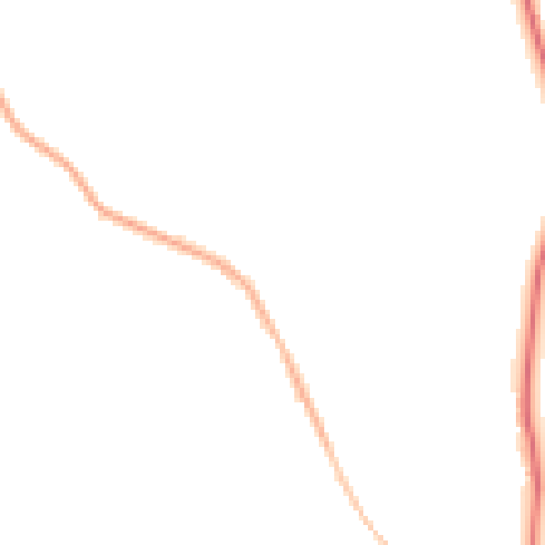 Night-time road noise heatmap for ST7 3TJ