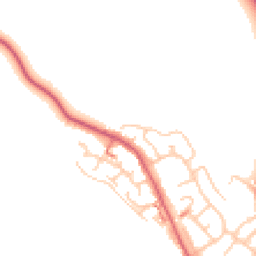 Daytime road noise heatmap for ST7 3TQ
