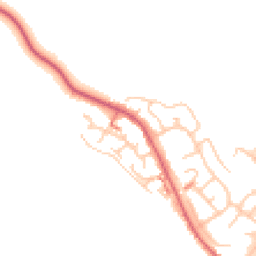 Daytime road noise heatmap for ST7 3UD