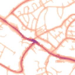 Daytime road noise heatmap for ST7 4AA