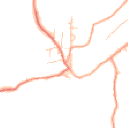 Daytime road noise heatmap for ST7 4NP