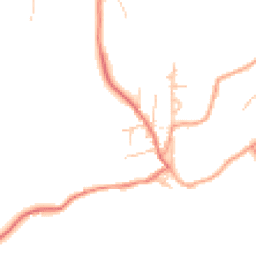 Daytime road noise heatmap for ST7 4NY