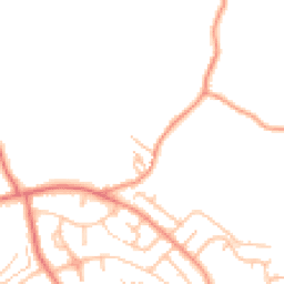 Daytime road noise heatmap for ST7 4RP