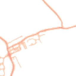 Daytime road noise heatmap for ST7 4SJ