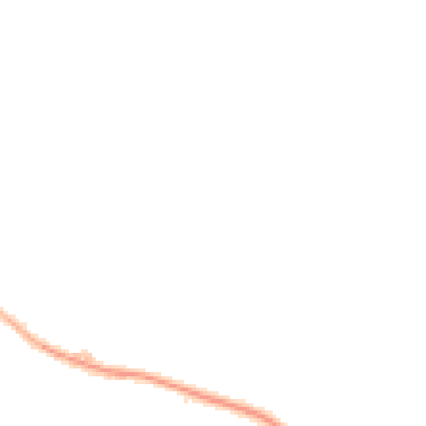 Night-time road noise heatmap for ST7 4XT