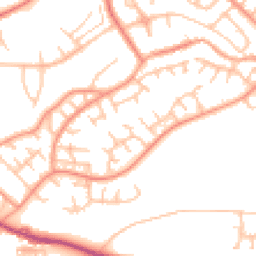 Daytime road noise heatmap for ST7 4XY