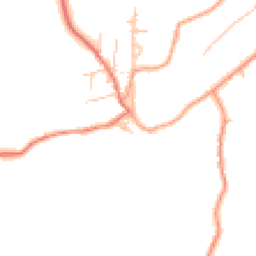 Daytime road noise heatmap for ST7 4YE