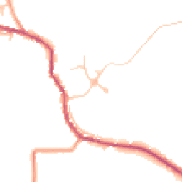 Daytime road noise heatmap for ST7 8BB
