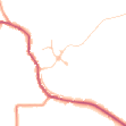 Daytime road noise heatmap for ST7 8BD